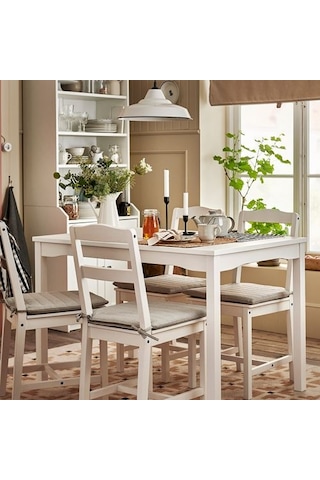 Ikea Hauga Mutfak Masası, Beyaz, 118x74 Cm