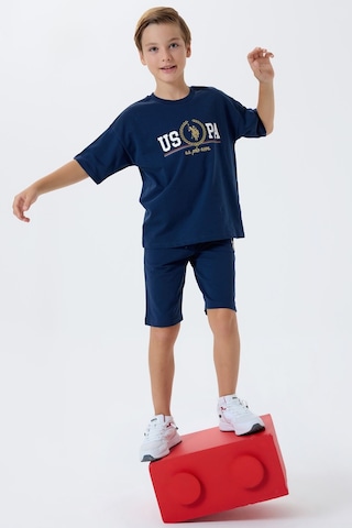 U.s. Polo Assn. Erkek Çocuk Lacivert Bermuda Takım Us2425-c-v1 Lacivert