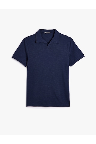 Koton Polo Yaka Tişört Kısa Kollu Pamuklu Lacivert 4sam11035hk Lacivert