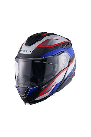 Nexx X.lifetour Pro Mile Çene Açılır Kask Mavi - Kırmızı