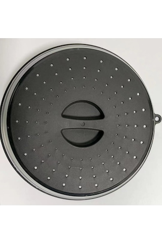 Yifomall Sıcak Dayanıklı Silikon Mikrodalga Kapağı: Yağ Ve Damlama Engelleyici, Çatıklanabilir Saklama Kanca Ve Muhafaza Fonksiyonu Siyah Diğer