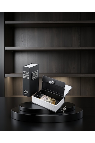 Gizli Kitap Kasa Metal Gövdeli Xuczzzkasa