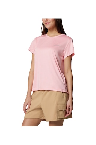 Columbia Bluevista Hill Short Sleeve Crew Kadın Tişört C-colal3349b30669 Pembe