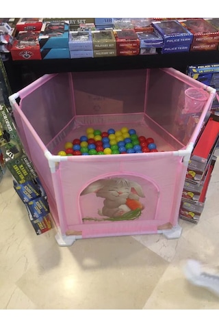 Çocuk Çiti Çocuk Oyun Havuzu Güvenli Pembe