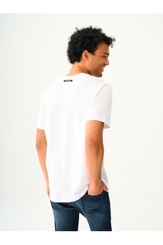 LOFT Regular Fit Erkek Tshirt K.kol Lf2037105 Q1.v1 Beyaz