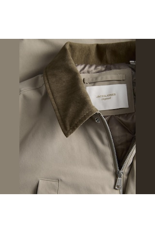 Jack & Jones Erkek Klasik Yaka Uzun Kollu Puffer Mont - Norrebro - 12307768 Crockery