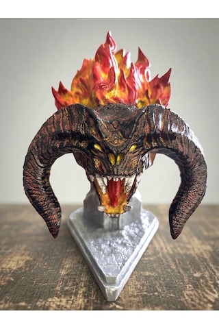 Balrog Büst Figür / Yüzüklerin Efendisi / The Lord Of The Rings - 15 Cm