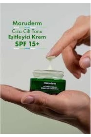 Maruderm Cica Cilt Tonu Eşitleyici Krem Spf15 30 Ml