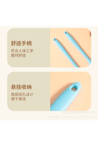 Jian Fan Silikon Spatula, Yiyecek Kadar Sakaklı Yüksek Sakaklı Dirençli Tuzağıolmayan, Mutfakı Saklığısoğuk Pot, Spatula, Sakıcıçorbaşı, Ev Mutfak Aletleri Seti, Pembe Pembe