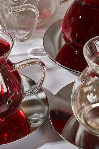 Keyf-i Ala 18 Parça 200 Ml Borosilikat Çay Seti