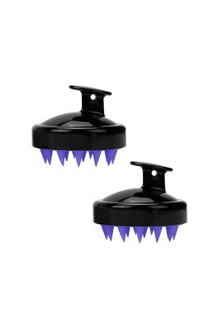 Mufunye Suya Dayanıklı Silikon Saç Derisi Masaj Fırçası - Tek Parça Opp Ambalaj