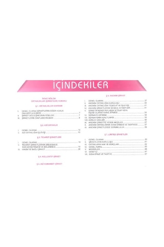 Ticaret Hukuku 2 Şirketler Hukuku Ayşe Sarıca