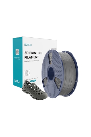 Sunlu 90a Tpu Filament Gri 1.75mm 1kg