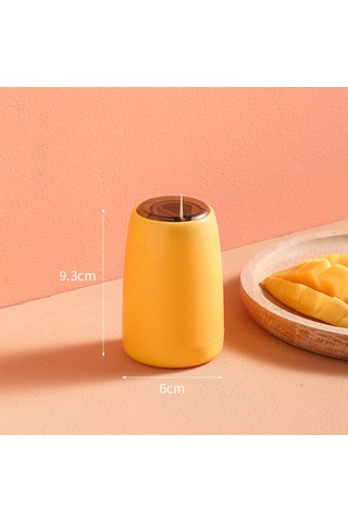 "net Görünüm Penceresi İle Prest-open Teelick Dispenser-mutfak Ve Yemek Masaları İçin Kompakt Hijyenik Depolama Kabı" Yellow