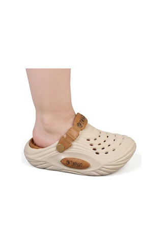 Pico Kids Twng Eva Plaj Havuz Okul Kreş Erkek Çocuk Sandalet Terlik Ekru-taba