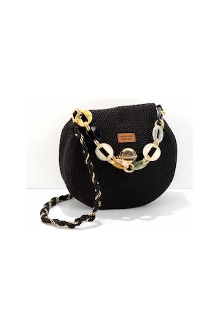 Siyah Kadın Postacı Çanta C06619614016 Siyah