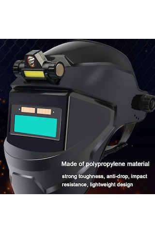 Kaynak Maskesi Büyük Görünüm Gerçek Renk Otomatik Kararan Kaynak Facemask 130 Black