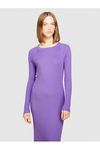 Sisley Viskoz Karışımlı Geniş Yaka Reglan Kol Uzun Elbise Kadın 3m1 Elbise - 324p1b7ymv00m M