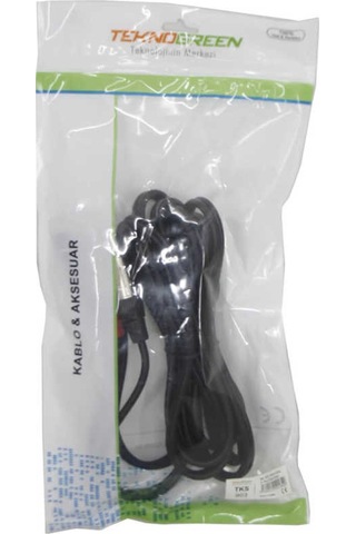 Teknogreen Tks-905 2X6.3 Mono 2Xrca E-E Kablo 5M.