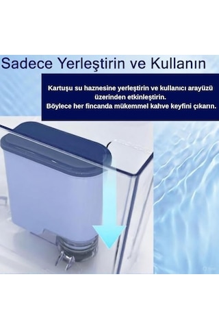 Espresso Makinesi Ep5144 Ep5543 Ep5443 Ep5444 Ep5547 İle Uyumlu Aqua Clean Filtre Ca6903/00 Diğer