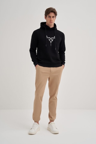 Cazador 5149 Erkek 3 İplik Sweatshirt Siyah