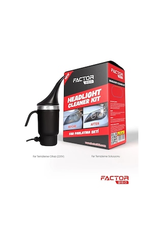 Factor 360 Plastik Far Temizleme Ve Buharlı Parlatma Cihazı