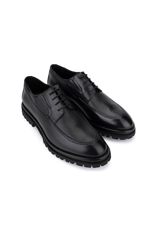 Tamer Tanca Erkek Hakiki Deri Siyah Casual Ayakkabı 1157 1989-2 Erk Ayk Sk25-26 Sıyah Dr/fltr Siyah