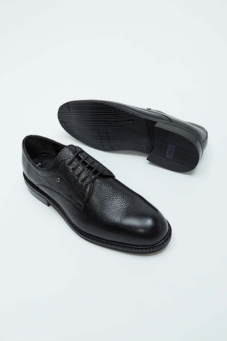 Tamer Tanca Erkek Hakiki Deri Siyah Casual Ayakkabı 183 12466 ERK AYK SK23/24 Siyah