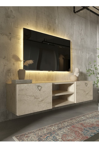 Resital Tv Ünitesi S1838-8 Traverten Traverten
