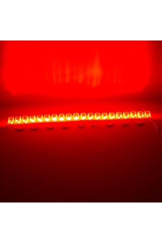 12v Modul Lamba 1.5w Camlı Kırmızı 35 20 Mm