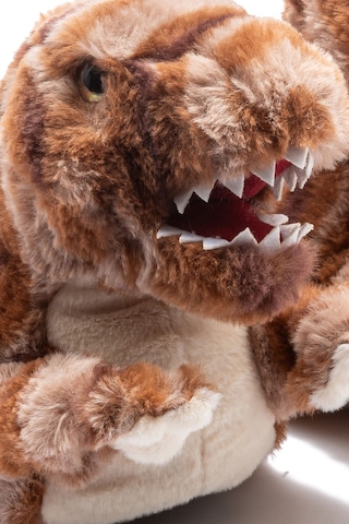 Twigy Trek EE0568 Çocuk Hayvanlı Panduf Kahverengi 30/37