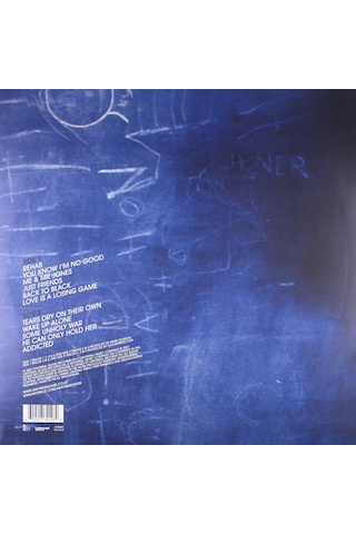 Amy Wınehouse - Back To Black Plak