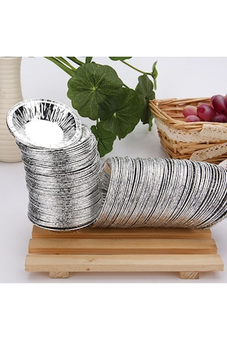 Mufunye 250 Adet Kalın Alüminyum Folyo Tepsi, Yuvarlak Şekil, Profesyonel Pasta Fırınlama, Isı Dayanıklı, Fabrika Direkt Satış Diğer