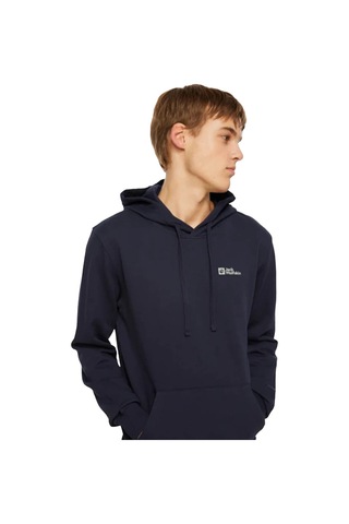 Jack Wolfskin Jack Wolfskın Erkek Sweatshırt Tommy Hoody Lacivert Kapüşonlu Lacivert Lacivert