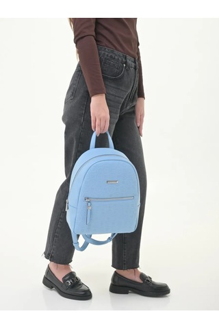 Daniele Patrici Şehir A5 Deri Sırt Çantası 210533438 Açık Mavi