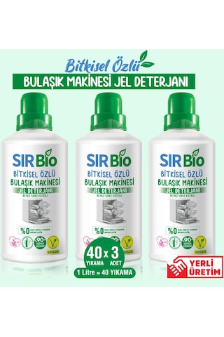 Sır Bio Bulaşık Makine Deterjanı 3 x 1 L
