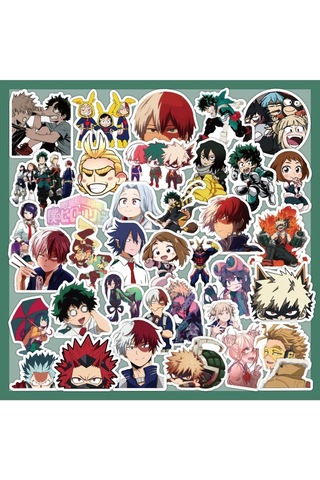 Lexroo My Hero Academia Sticker Seti Çok Renkli