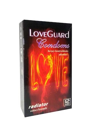 Love Guard Radiatör Isıtıcı Kremli Prezervatif 12'li