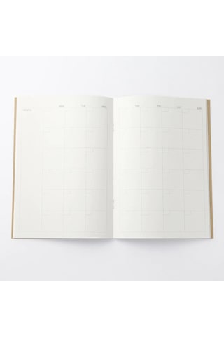 Muji Aylık Planlayıcı- Montly Planner Krem