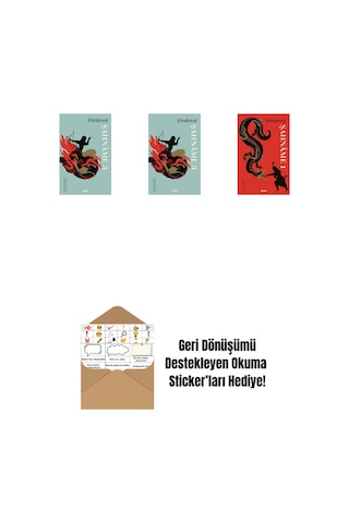 Şahnâme 3 Ciltli + Şahnâme 3 + Şahnâme 1 Ciltli + Okuma Sticker'ları