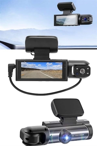 Araç Kamerası Dönebilen Hd Kaliteli Video Ve Fotoğraf Kaydedici -