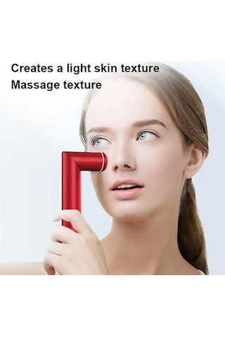 Three Beans Elektrikli Göz Masajı Karşıtı Masaj Aleti - Kırmızı Yaarql Kırmızı