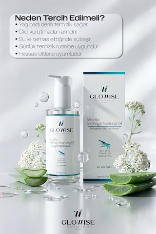 Micellar Yüz Temizleme Yağı 200 Ml X 2 Adet