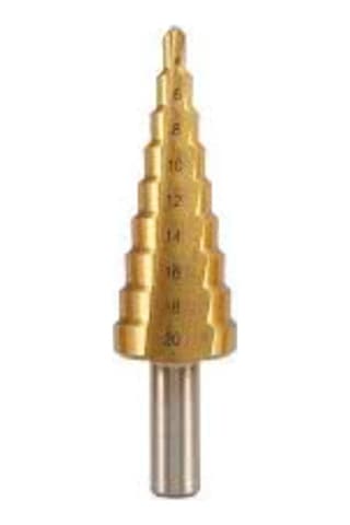 Gfb Kademeli Matkap Ucu Hss Kozalak Titanyum 4mm-32mm