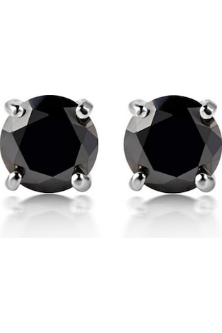 Chavin Erkek Mıknatıs Tek Taş Küpe Dn44 Siyah