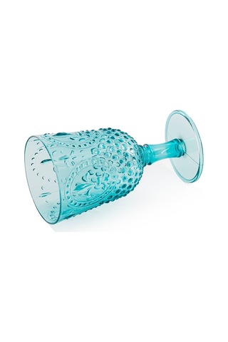 Akrilik Aquamarin Ayaklı Bardak