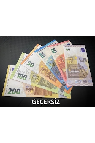 Aykar 600 Adet Euro Geçersiz Düğün Film Dizi Paraları