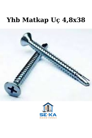 Yhb Matkap Uç 4,8x38 Çinko 25 Adet 4.8 x 38 MM