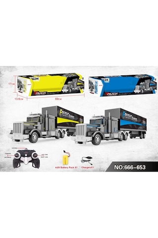 Syr-666-653 Kumandalı Şarjlı Işıklı Tır 60 Cm -Vardem