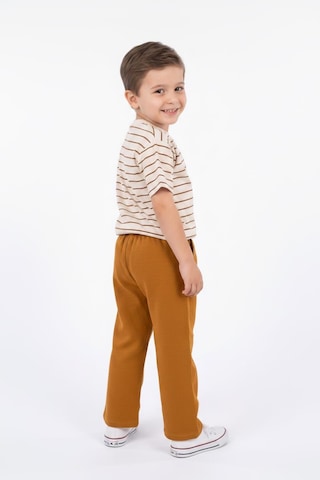 Miababy Müslin Pantolon Süprem Tişört 2li Takım Hardal